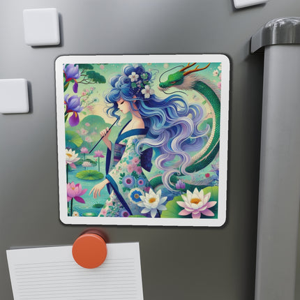 Fairy of the Koi Pond Die-Cut Magnets (5 Sizes)