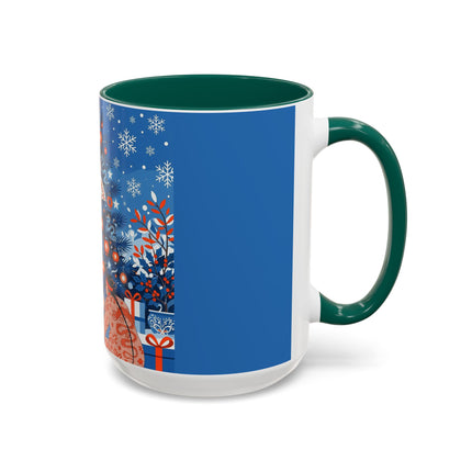 🎋❄️ The Winter Lantern Celebration Colorful Mug – Elegant Asian Christmas Fantasy