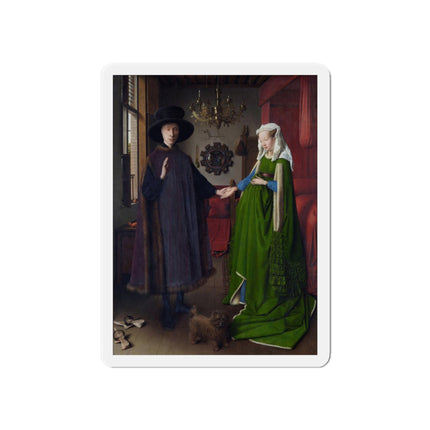 Arnolfini Portrait by Jan Van Eyck Die-Cut Magnets (5 Sizes)