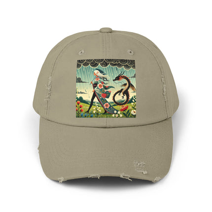 The Dragon Fairy’s Stride Unisex Distressed Cap