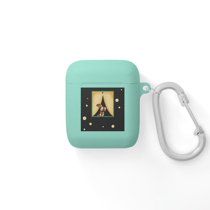 Playful Paws At The Window – Vintage Art AirPods Case