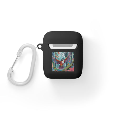 A Colorful Raptor AirPods Case Cover
