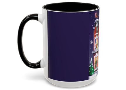 A Christmas Eve Celebration Colorful Mugs (11oz, 15oz)