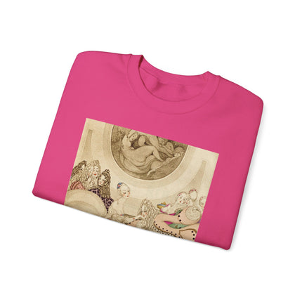 Sur talons rouges (On Red Heels) pl 01 by Gerda Wegener Heavy Blend™ Crewneck Sweatshirt