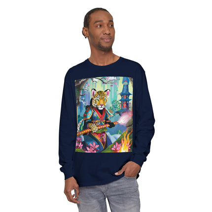 Cyberpunk Leopard Long Sleeve T-Shirt