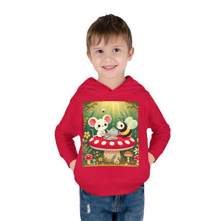 Tea Time Friends Toddler Pullover Fleece Hoodie