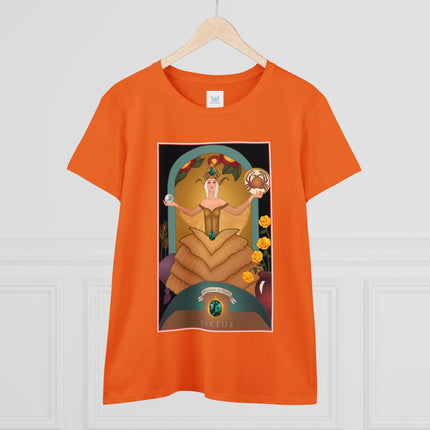 June & Pearl, Alexandrite (from the Gem Series) by Sofia Chiostri Women's Midweight Cotton Tee