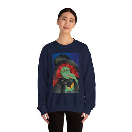 Mirror, Mirror A Witch's Touch Women’s Unisex Heavy Blend™ Crewneck Sweatshirt
