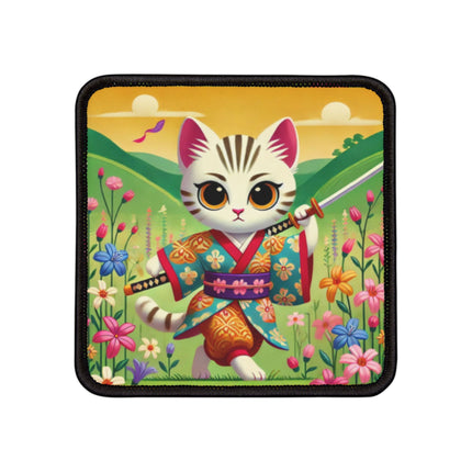 Samurai Kitten Iron-On Patches