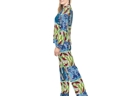 Floral Pattern by Emile-Alain Séguy Women's Satin Pajamas (AOP)