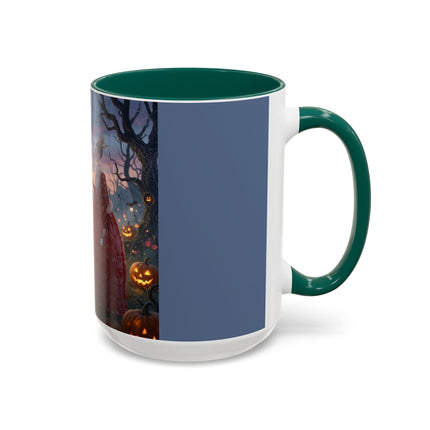 ♥️🎃 The Queen Of Hearts Halloween Masquerade Colorful Mug – Royal Halloween Fantasy