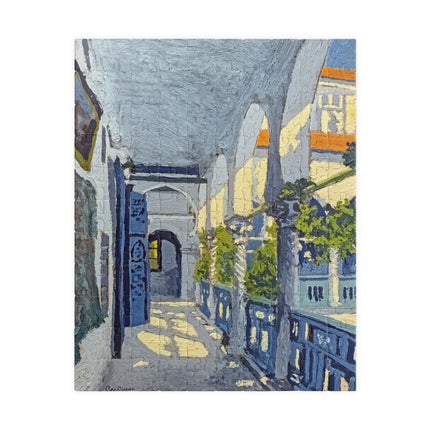 Gallery of a Moroccan Riad by George Gaudion Puzzle (110, 252, 500-piece)