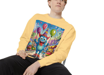 Monster Parade Madness Unisex Garment-Dyed Sweatshirt