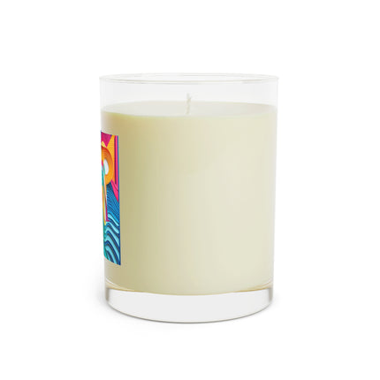 Surfing Zebra Scented Candle - Full Glass, 11oz - The White Tea & Fig, The Lavender & Sage, and The Ocean Mist & Moss