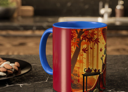 Theatrical Harvest Rabbit Colorful Mugs (11oz, 15oz)