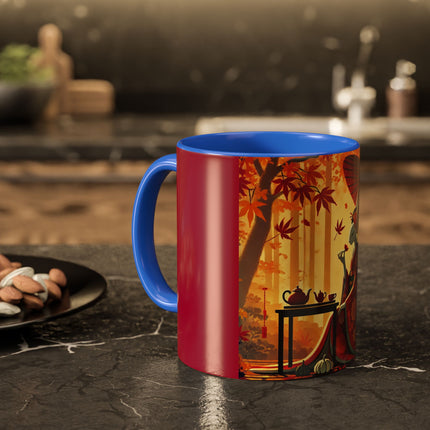 Theatrical Harvest Rabbit Colorful Mugs (11oz, 15oz)