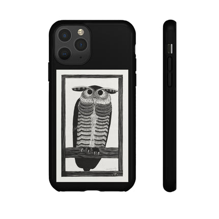 Horned Owl by Samuel Jessurun de Mesquita Phone Cases