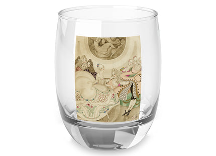 Sur talons rouges (On Red Heels) pl 01 by Gerda Wegener Whiskey Glass