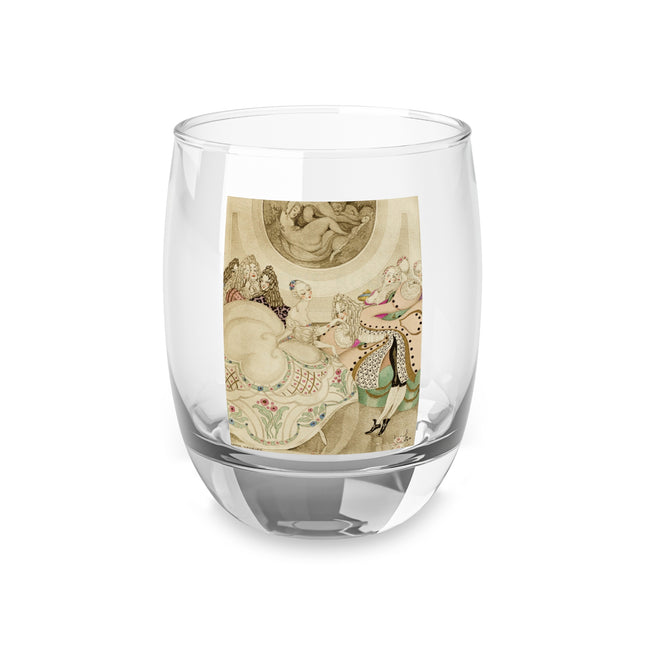 Sur talons rouges (On Red Heels) pl 01 by Gerda Wegener Whiskey Glass