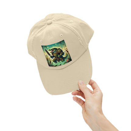 Swamp Tyrant Unisex Distressed Cap