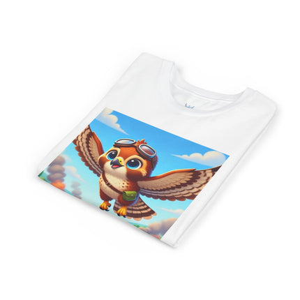 Red-Tailed Hawk in Battle Youth Short Sleeve Tee