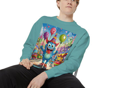 Monster Parade Madness Unisex Garment-Dyed Sweatshirt