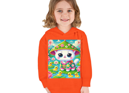 Lily Pond Stroll Toddler Pullover Fleece Hoodie