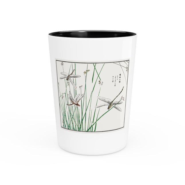 Dragonflies by Morimoto Toko Ceramic Shot Glass