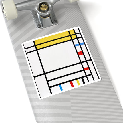Place de la Concorde by Piet Mondrian Kiss-Cut Stickers (4 Sizes)