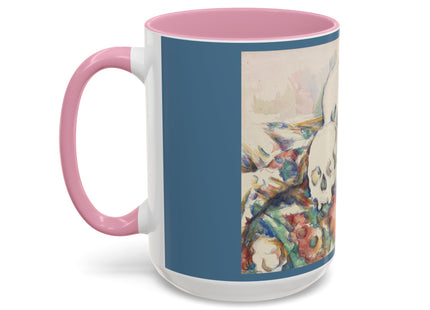 The Three Skulls by Paul Cézanne Colorful Mugs (11oz, 15oz)