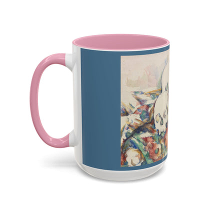 The Three Skulls by Paul Cézanne Colorful Mugs (11oz, 15oz)