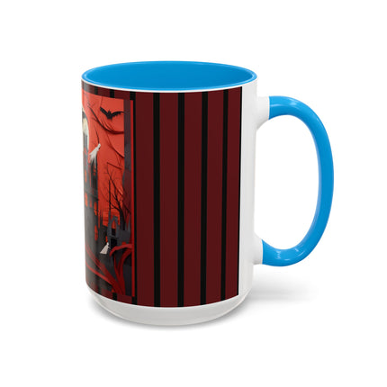 Halloween Night Scene Colorful Mugs (11oz, 15oz)