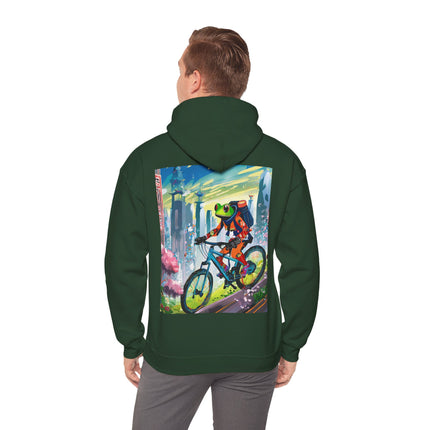 Cyberpunk Frog – Heavy Blend™ Hooded Sweatshirt
