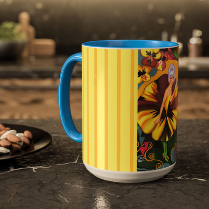 Enchanted Pansy Elegance Colorful Mugs (11oz, 15oz)