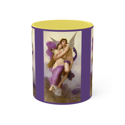 The Abduction of Psyche by William Bouguereau Colorful Mugs, 11oz