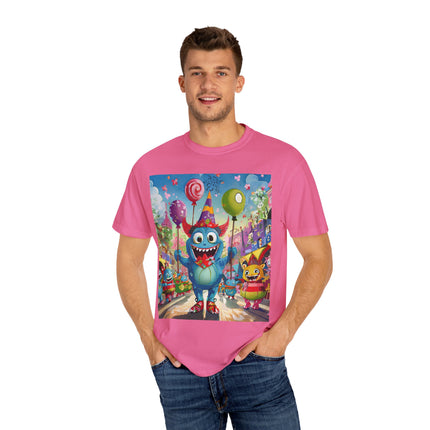 Monster Parade Madness Unisex Garment-Dyed T-shirt