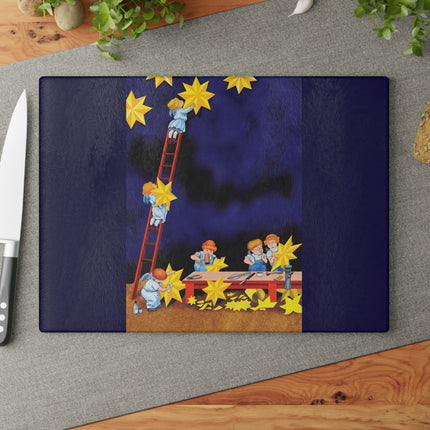 The Angels' Workshop Glass Cutting Board
