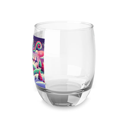Festive Reindeer Flight Whiskey Glass