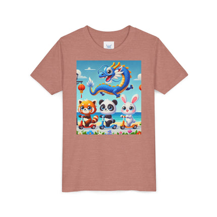 Seaside Scooter Friends Youth Short Sleeve Tee