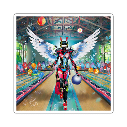Samurai Robot Angels Kiss-Cut Stickers (4 Sizes)