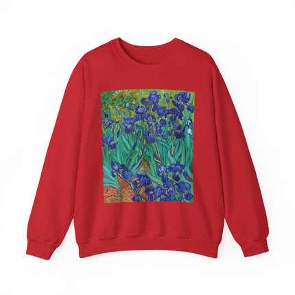 Irises by Vincent Van Gogh Heavy Blend™ Crewneck Sweatshirt