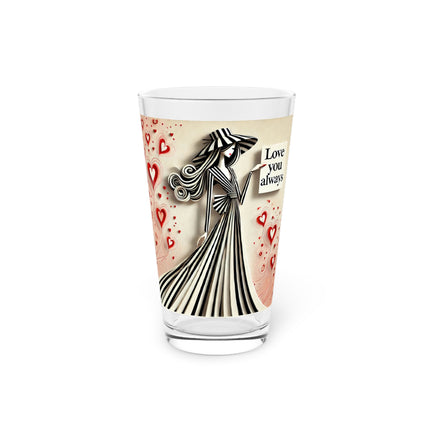 Love You Always Glass, 16oz