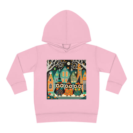 Night of the Trick-or-Treating Owlets Toddler Pullover Fleece Hoodie
