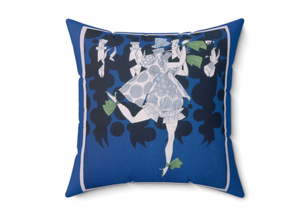 Where is my boy tonight by Ralph Barton Spun Polyester Square Pillow