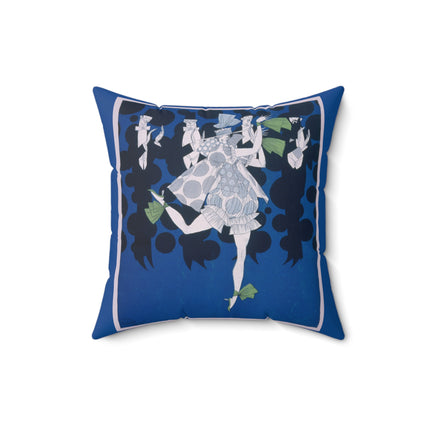 Where is my boy tonight by Ralph Barton Spun Polyester Square Pillow