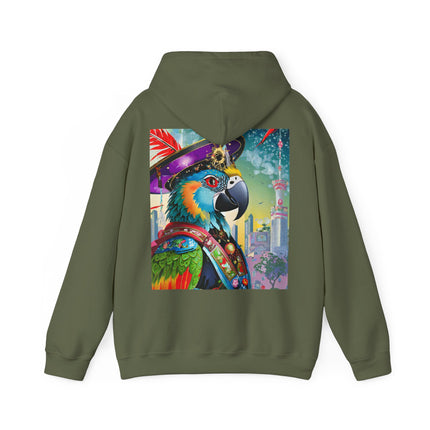 The Parrot Aristocrat – Heavy Blend™ Hooded Sweatshirt