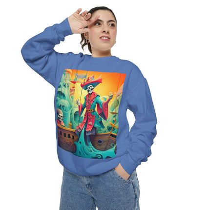 Skeleton Crew of the Misty Seas Unisex Garment-Dyed Sweatshirt