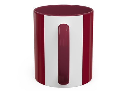 Elegant Holiday Woman with Gifts Colorful Mugs (11oz, 15oz)