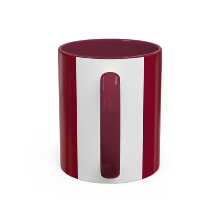 Elegant Holiday Woman with Gifts Colorful Mugs (11oz, 15oz)