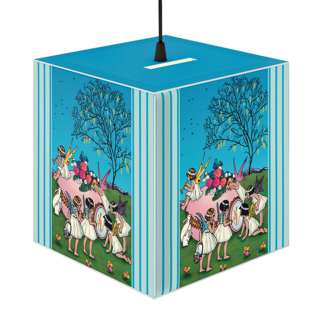 Enchanted Easter Gathering Light Cube Lamp